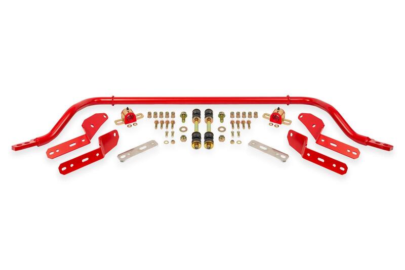 BMR Sway Bar Kits - BMR 64-67 GM A-Body 1.25in Hollow 2-Hole Adjustable Front Sway Bar Kit - Red