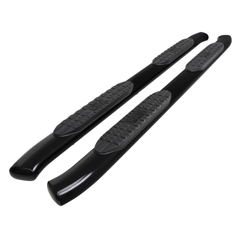 WES Nerf Bars - PRO TRAXX 5 - Westin 19-20 Chevrolet Silverado/GMC Sierra 1500 Double Cab PRO TRAXX 5 Oval Nerf Step Bars - Black