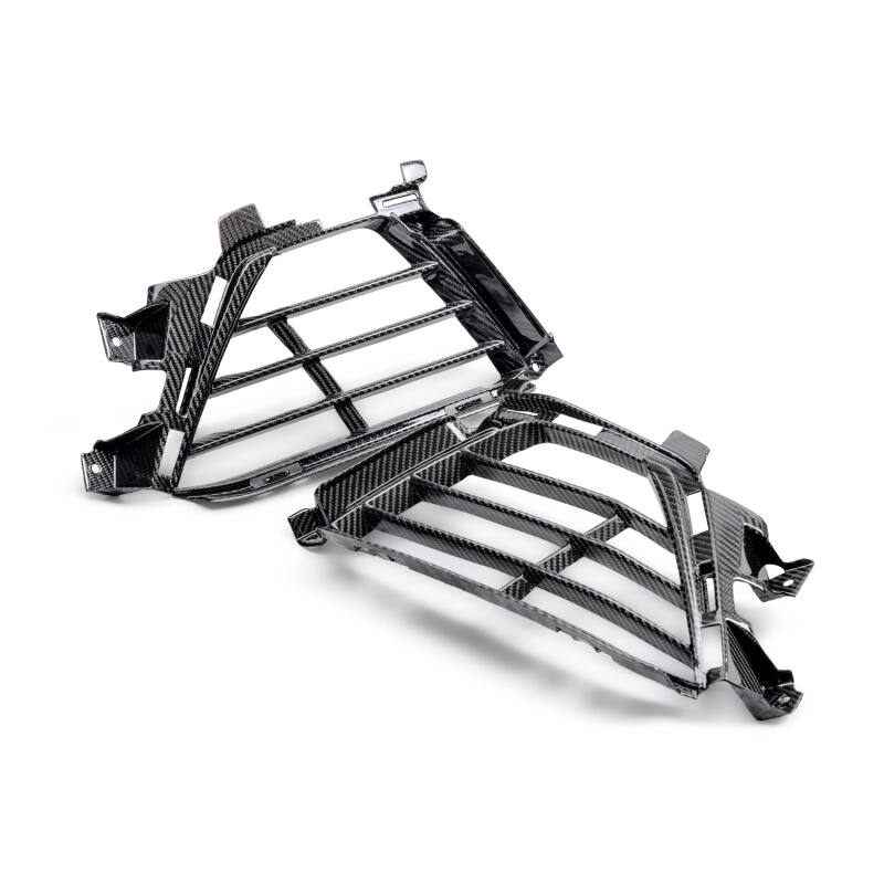 AND Front Grilles - Anderson Composites 22-24 Cadillac CT5 Black Wing Type-OE Carbon Fiber Lower Grille