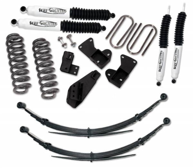 TUF Lift Kits - Tuff Country 81-96 Ford Bronco 4x4 2.5in Performance Lift Kit (SX8000 Shocks)