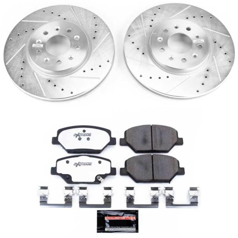 PSB Z26 Street Warrior Kit - Power Stop 16-18 Buick Envision Front Z26 Street Warrior Brake Kit