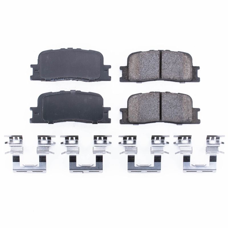 PSB Z17 Evolution Brake Pads - Power Stop 02-03 Lexus ES300 Rear Z17 Evolution Ceramic Brake Pads w/Hardware
