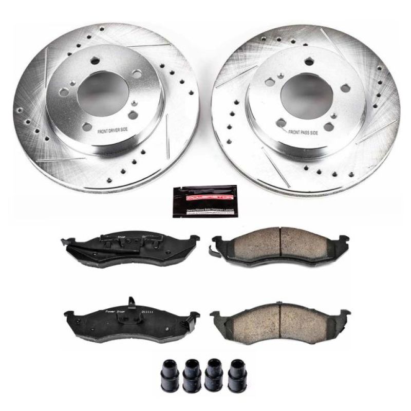 PSB Z23 Evolution Kit - Power Stop 93-02 Mercury Villager Front Z23 Evolution Sport Brake Kit