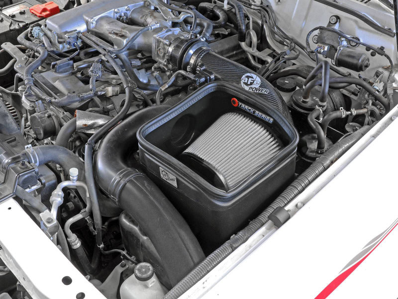 AFE Track Series Intake - aFe 19-23 Nissan Patrol 4.8L L6 Track Series Carbon Fiber Intake System w/Pro DRY S Filter