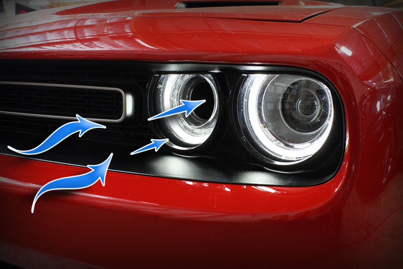 AFE Air Scoops - aFe Momentum GT Carbon Fiber Dynamic Air Scoop 15-18 Dodge Challenger V6-3.6L/V8-5.7L/6.4L HEMI