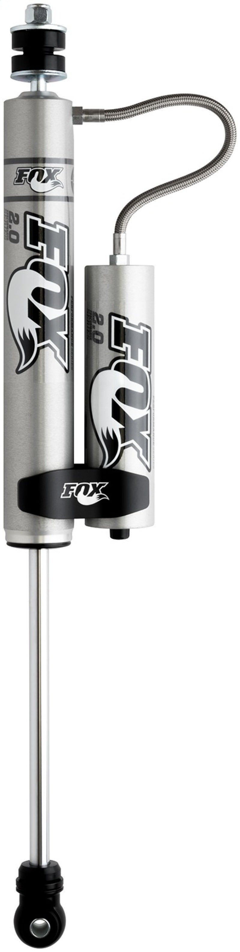 FOX 2.0 Perf Shock - Fox 2.0 Performance Series 10.1in. Smooth Body Remote Res. Shock w/Stem Mount / Std Travel - Black