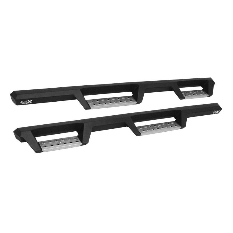 WES Nerf Bars - HDX Drop - Westin 07-18 Jeep Wrangler JKU 4dr. HDX Stainless Drop Nerf Step Bars - Tex. Blk