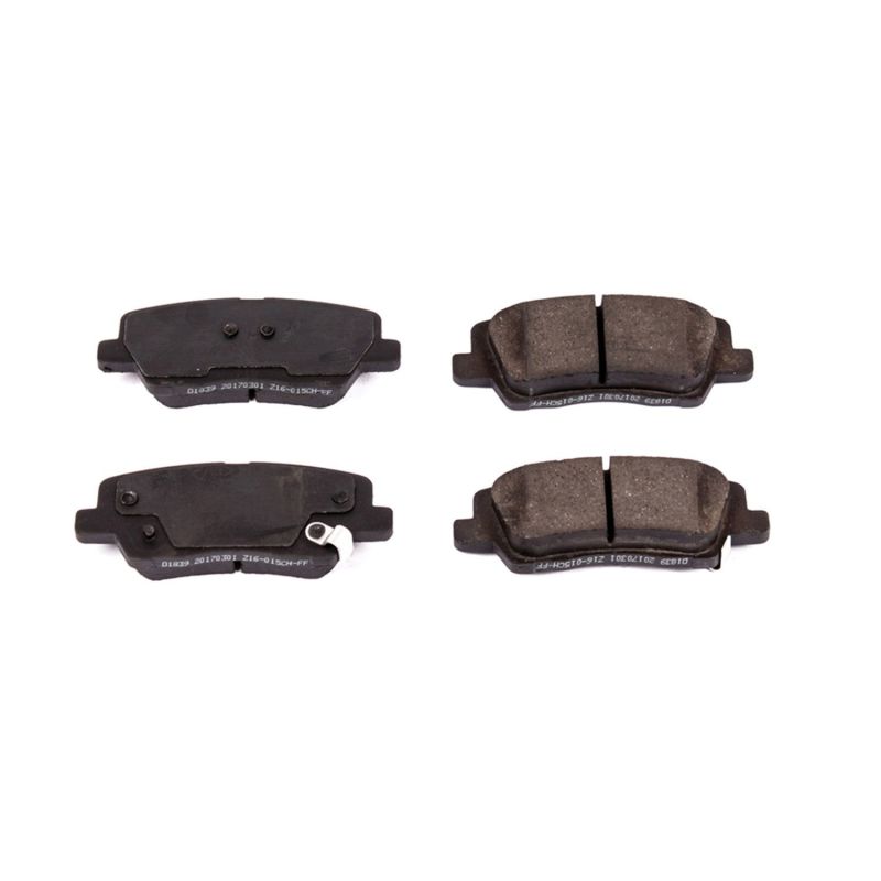 PSB Z16 Evolution Brake Pads - Power Stop 2016 Cadillac ATS Rear Z16 Evolution Ceramic Brake Pads
