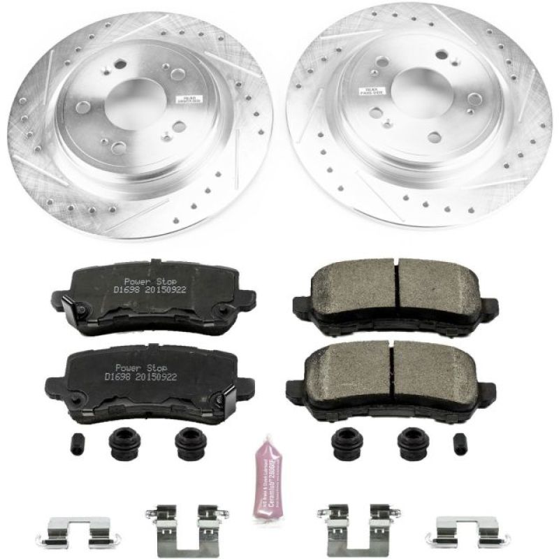 PSB Z23 Evolution Kit - Power Stop 14-19 Acura RLX Rear Z23 Evolution Sport Brake Kit