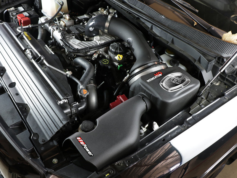 AFE Momentum HD Cold Air Intakes - aFe 16-19 Nissan Titan XD V8 5.0L Momentum HD Cold Air Intake System w/ Pro DRY S Media