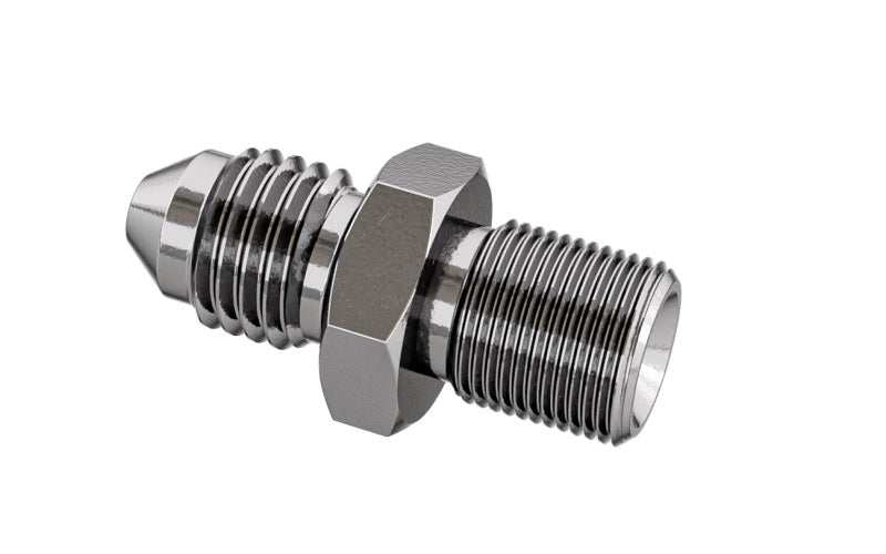 GR PWS Brake Line Fittings - Goodridge Straight Male Adaptor AN3 to 1/8 NPT