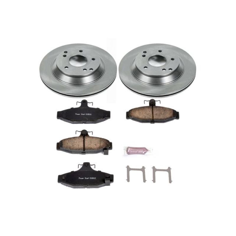 PSB Autospecialty Kit - Power Stop 88-96 Chevrolet Corvette Rear Autospecialty Brake Kit