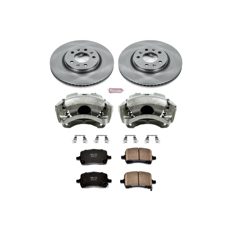 PSB Autospecialty Kit w/Cals - Power Stop 06-09 Pontiac Solstice Front Autospecialty Brake Kit w/Calipers