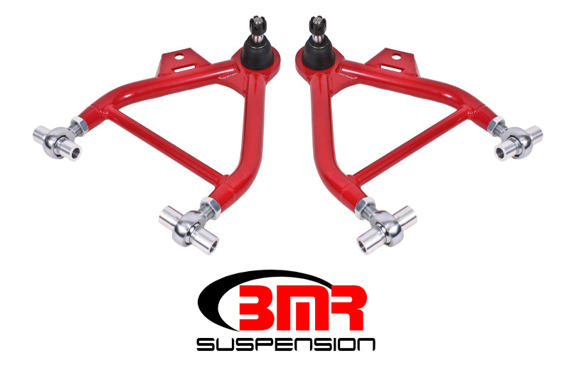 BMR Control Arms - BMR 79-93 Fox Mustang Lower A-Arms (Coilover Only) w/ Adj. Rod End and STD. Ball Joint - Red