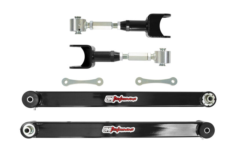 UMI Lower Control Arms - UMI 78-96 GM B-Body Trailing Arm Kit - Black