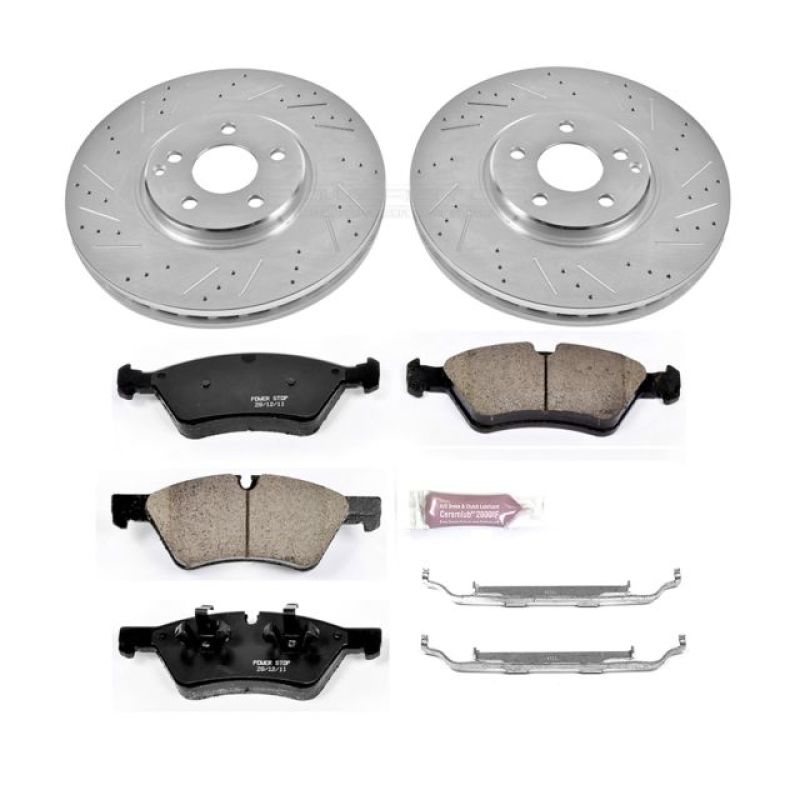 PSB Z23 Evolution Kit - Power Stop 07-09 Mercedes-Benz E350 Front Z23 Evolution Sport Brake Kit
