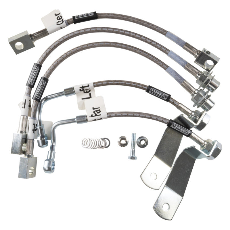 RUS Brake Line Kits - Russell Performance 94-95 Ford Mustang GT - Complete 5-Line Kit Brake Line Kit