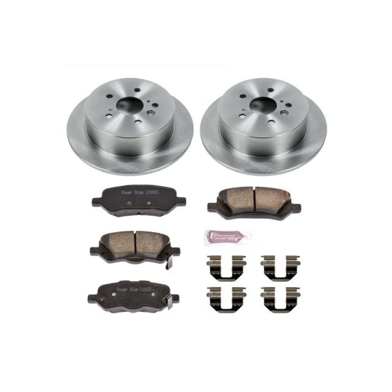 PSB Autospecialty Kit - Power Stop 09-16 Toyota Venza Rear Autospecialty Brake Kit