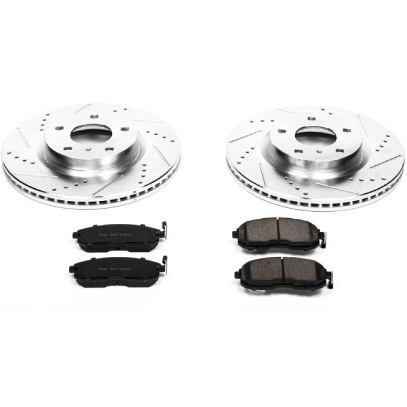PSB Z23 Evolution Kit - Power Stop 03-05 Infiniti G35 Front Z23 Evolution Sport Brake Kit