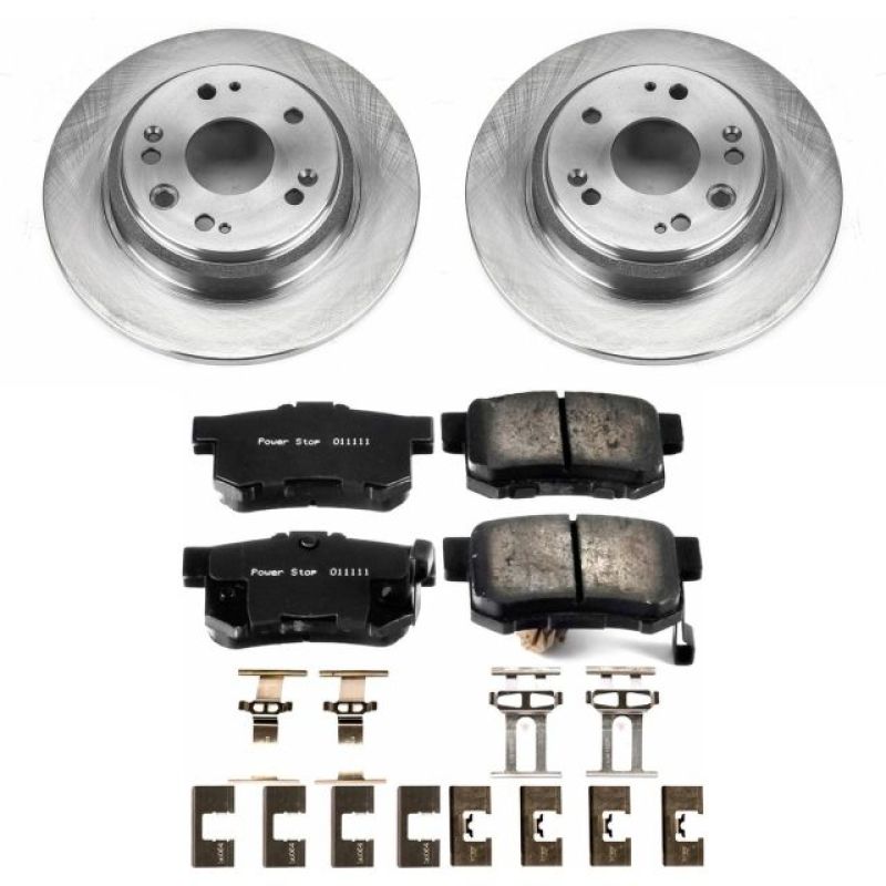 PSB Autospecialty Kit - Power Stop 02-04 Acura RL Rear Autospecialty Brake Kit
