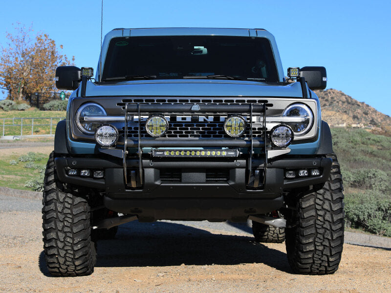AFE Bumpers - aFe 21-25 Ford Bronco Terra Guard Bull Bar w/ RIGID Lights