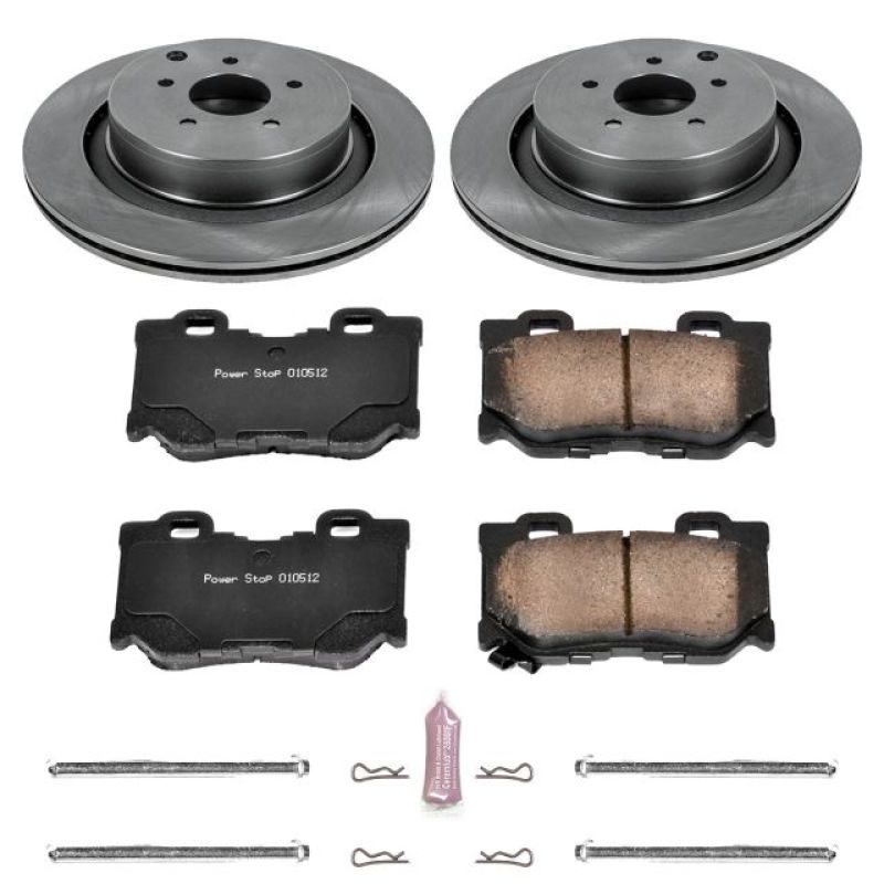 PSB Autospecialty Kit - Power Stop 09-13 Infiniti FX50 Rear Autospecialty Brake Kit