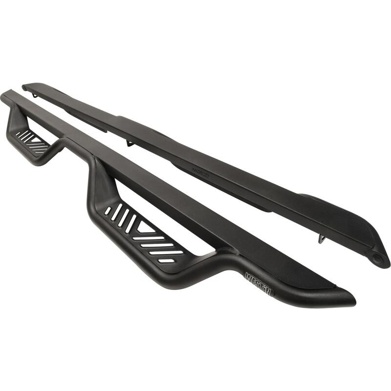 WES Nerf Bars - Outlaw - Westin 99-13 Chevrolet Silverado 1500 (Ext. Cab) Outlaw Drop Nerf Step Bars - Textured Black