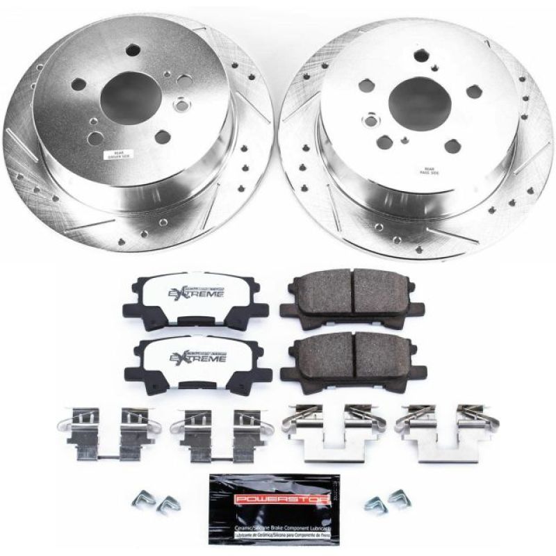 PSB Z36 Truck & Tow Kit - Power Stop 04-06 Lexus RX330 Rear Z36 Truck & Tow Brake Kit