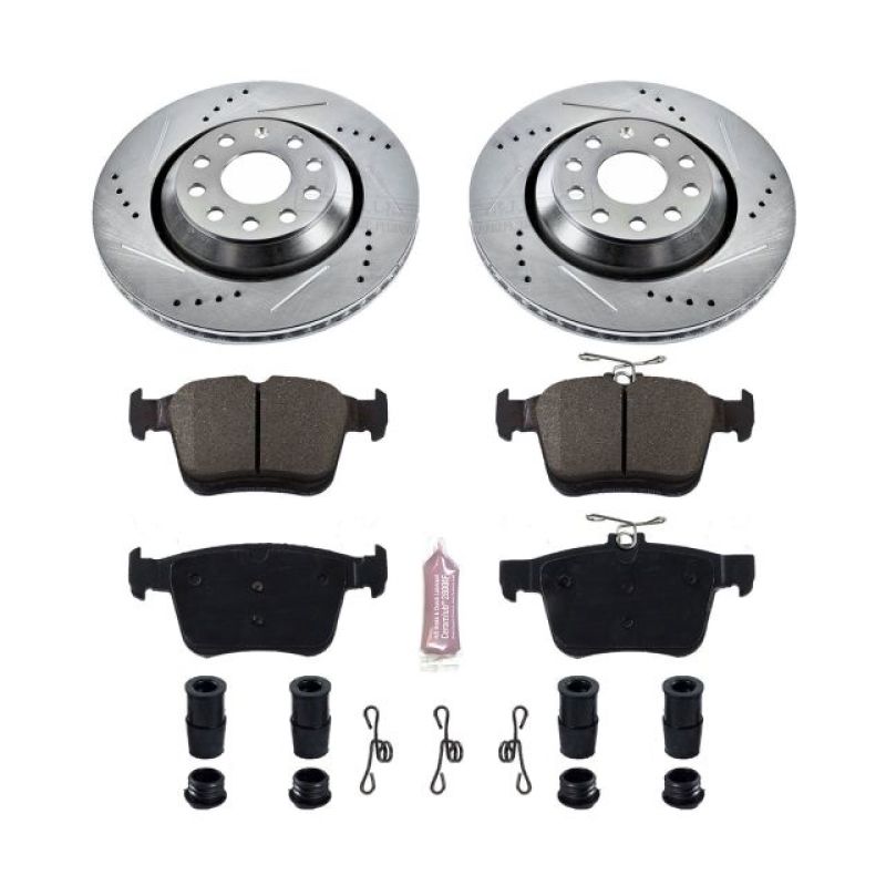 PSB Z23 Evolution Kit - Power Stop 17-18 Audi RS3 Rear Z23 Evolution Sport Brake Kit