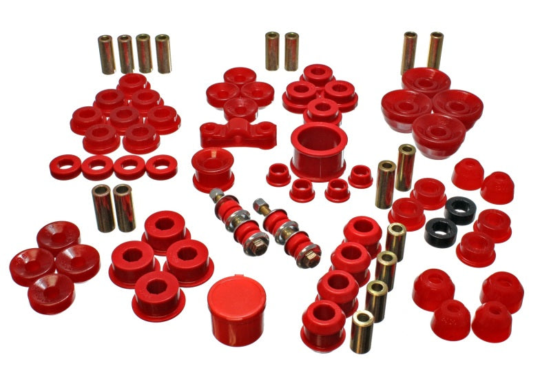 ES Hyper-Flex Sets - Red - Energy Suspension 90-93 Acura Integra Red Hyper-Flex Master Bushing Set