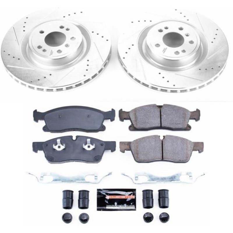 PSB Z23 Evolution Kit - Power Stop 13-16 Mercedes-Benz GL350 Front Z23 Evolution Sport Brake Kit