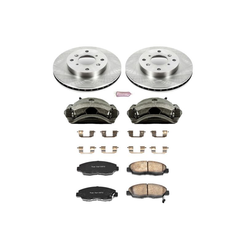 PSB Autospecialty Kit w/Cals - Power Stop 98-99 Acura CL Front Autospecialty Brake Kit w/Calipers