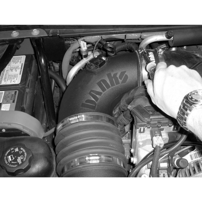 GBE Ram-Air Intake Systems - Banks Power 07-10 Chevy 6.6L LMM Ram-Air Intake System - Dry Filter