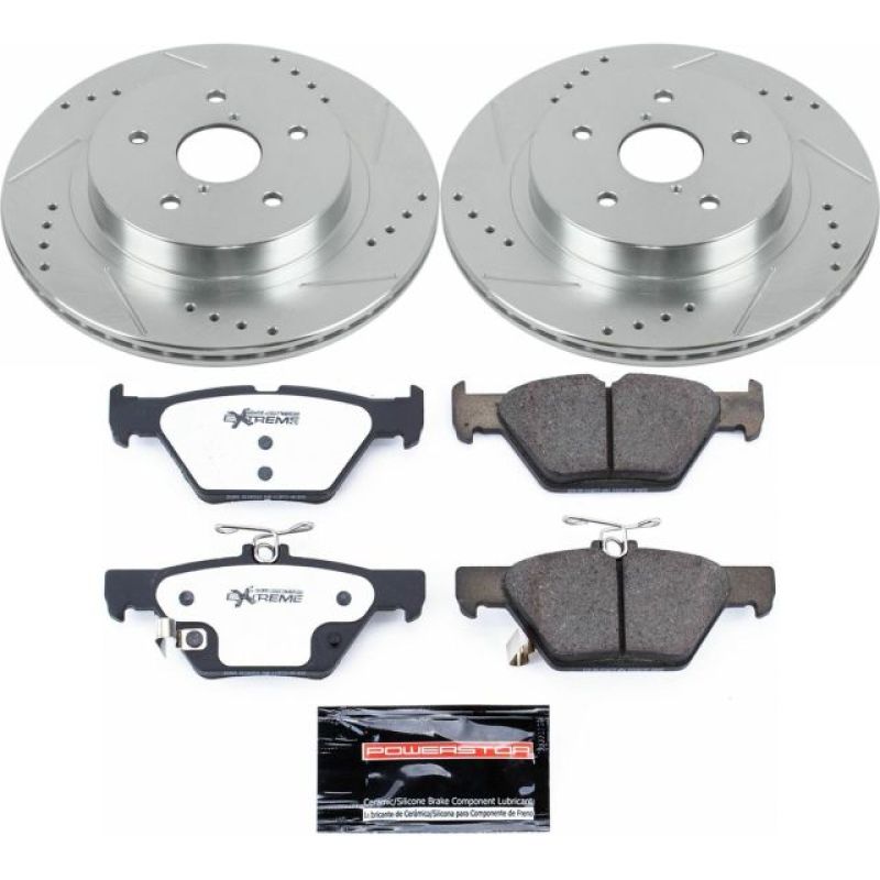 PSB Z26 Street Warrior Kit - Power Stop 15-18 Subaru Legacy Rear Z26 Street Warrior Brake Kit