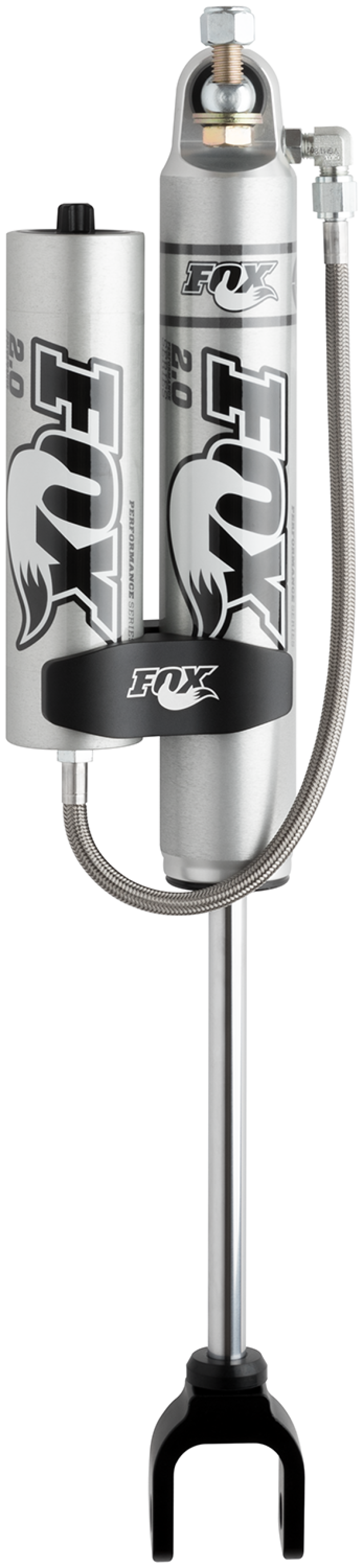 FOX 2.0 Perf Shock - Fox 11+ Chevy HD 2.0 Performance Series 5.9in. Smooth Body Remote Res. Front Shock / 0-1in. Lift