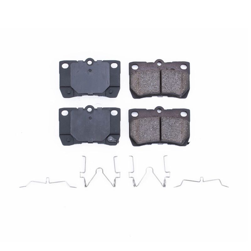 PSB Z17 Evolution Brake Pads - Power Stop 2006 Lexus GS300 Rear Z17 Evolution Ceramic Brake Pads w/Hardware