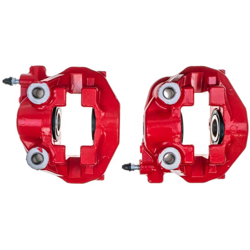 PSB Red Calipers - Power Stop 01-06 Lexus LS430 Rear Red Calipers w/o Brackets - Pair