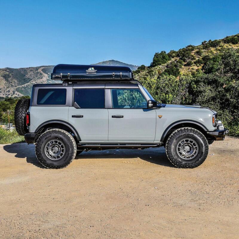WES XTS Rock Sliders - Westin 21-23 Ford Bronco 4dr (Excl. Bronco Sport) Rock Slider - Textured Black
