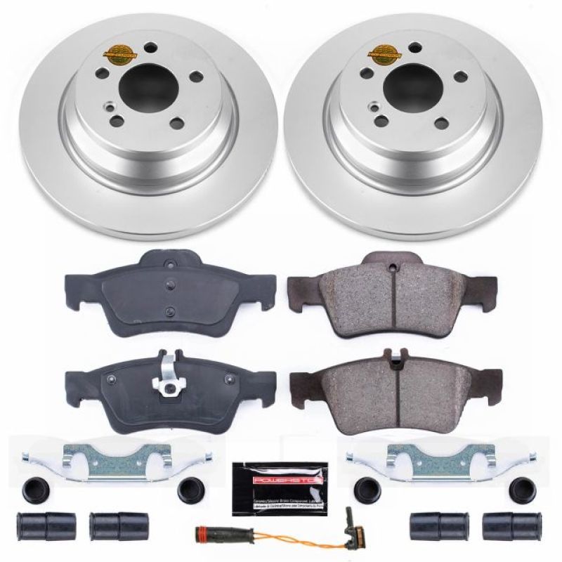 PSB Z23 Evolution Coated Kit - Power Stop 10-13 Mercedes-Benz S400 Rear Z23 Evolution Sport Coated Brake Kit