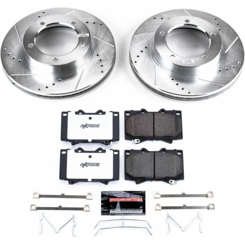 PSB Z36 Truck & Tow Kit - Power Stop 98-07 Lexus LX470 Front Z36 Truck & Tow Brake Kit