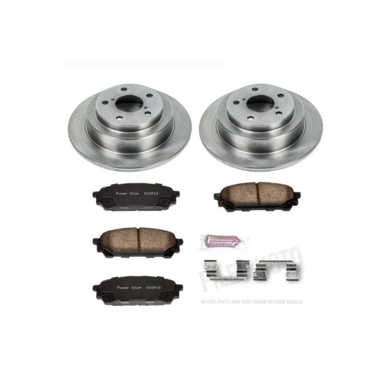 PSB Autospecialty Kit - Power Stop 05-06 Saab 9-2X Rear Autospecialty Brake Kit