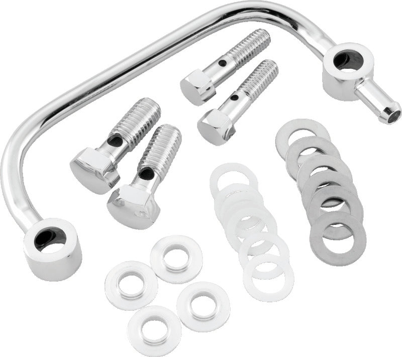 BKC Breather Kit C - Bikers Choice 93-06 Big Twin Chrome Head Breather Kit