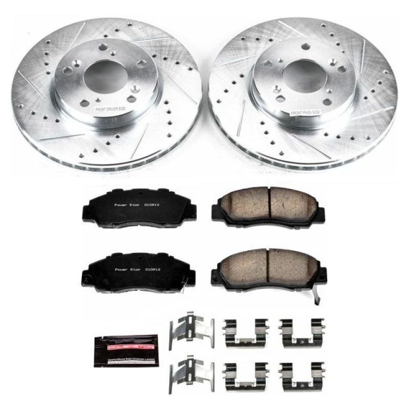 PSB Z23 Evolution Kit - Power Stop 98-02 Honda Accord Front Z23 Evolution Sport Brake Kit