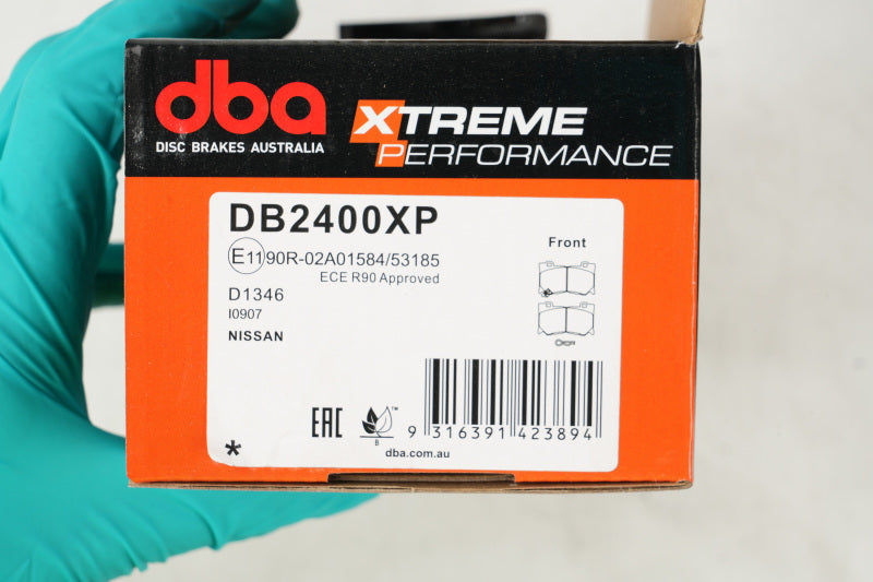 DBA XP Performance Brake Pads - DBA 09-21 Nissan 370Z XP Performance Front Brake Pads