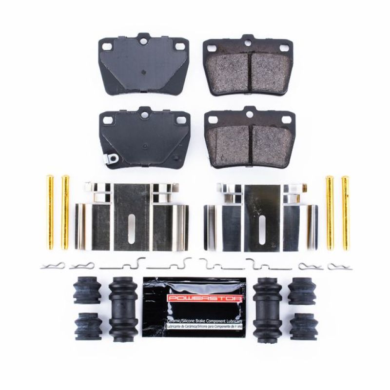 PSB Z23 Evolution Brake Pads - Power Stop 04-05 Toyota RAV4 Rear Z23 Evolution Sport Brake Pads w/Hardware