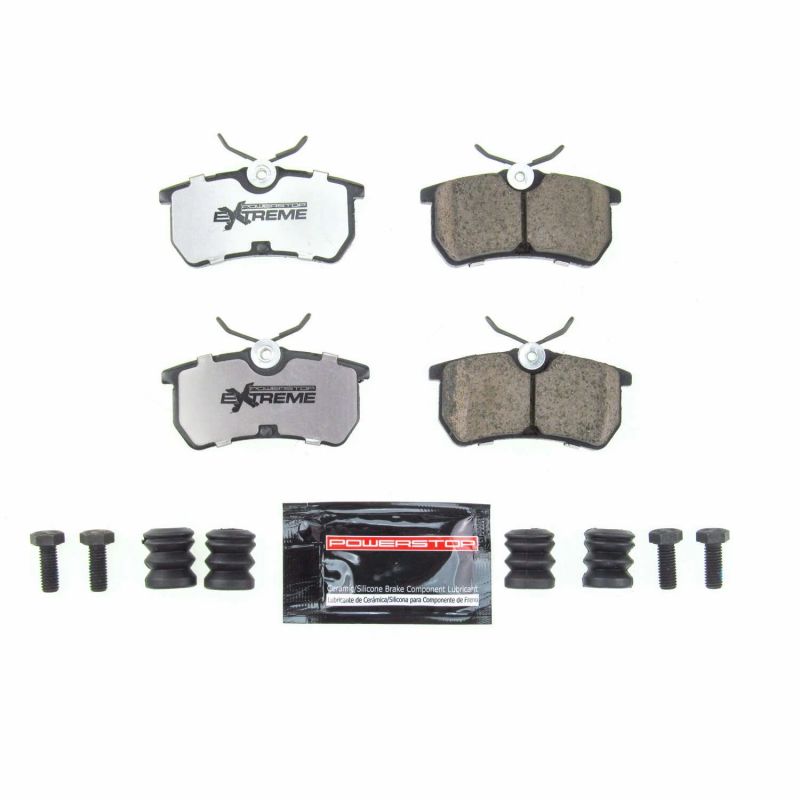 PSB Z26 Extreme Brake Pads - Power Stop 14-19 Ford Fiesta Rear Z26 Extreme Street Brake Pads w/Hardware
