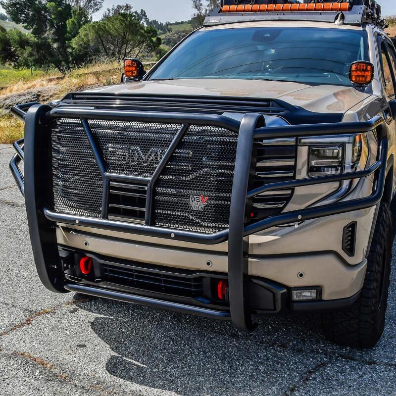 WES HDX Grille Guards - Westin 22-25 GMC Sierra 1500 (Excl. Old Body) HD Grille Guard - Black