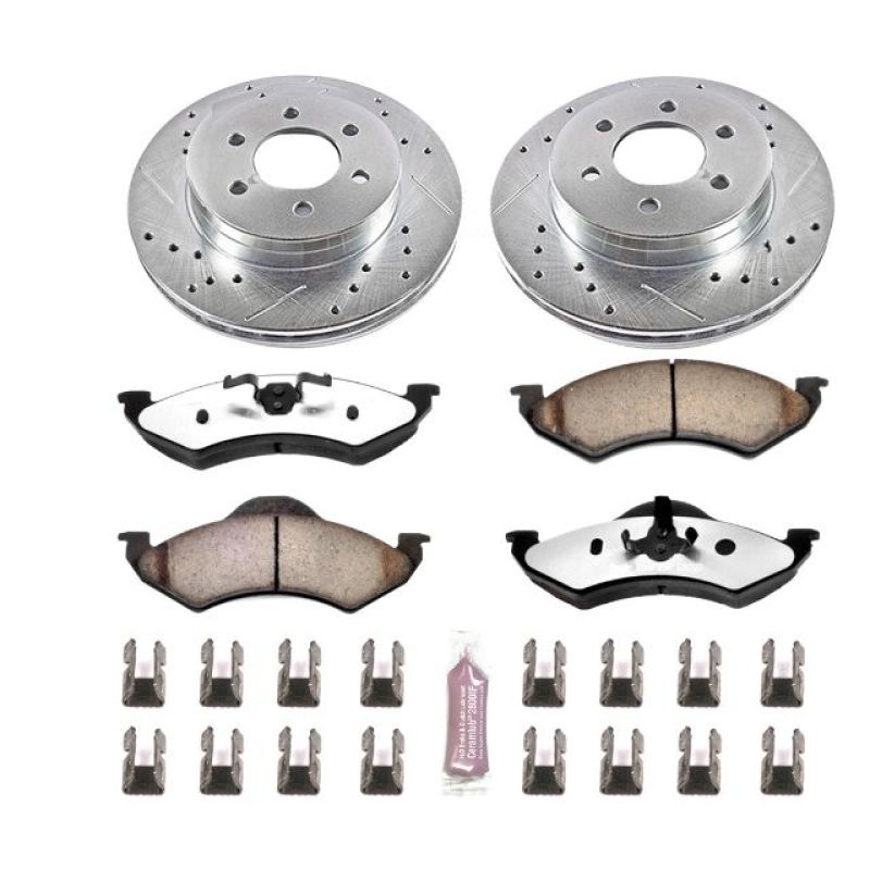 PSB Z36 Truck & Tow Kit - Power Stop 00-02 Dodge Dakota Front Z36 Truck & Tow Brake Kit