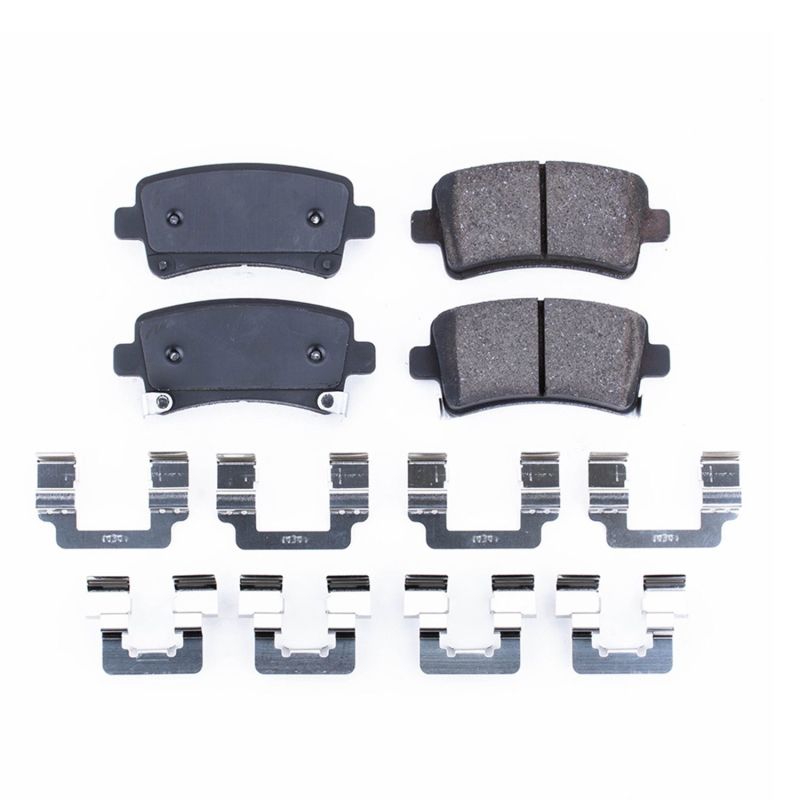 PSB Z17 Evolution Brake Pads - Power Stop 2010 Buick Allure Rear Z17 Evolution Ceramic Brake Pads w/Hardware