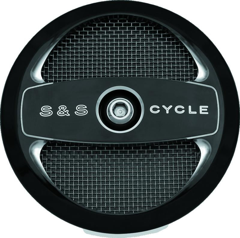 SSC Air Cleaner Kits - S&S Cycle Air 1 Air Cleaner Cover - Gloss Black